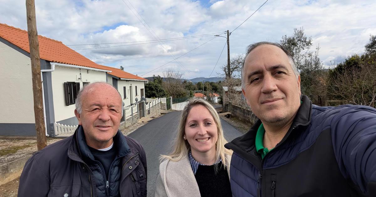 Concluída a Requalificação da Rua Manuel Cotrim de Carvalho em Lameirancha