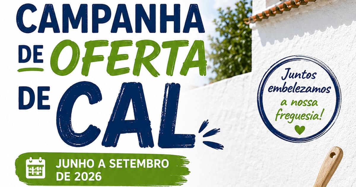 Campanha de Oferta de Cal 2026 já está a decorrer